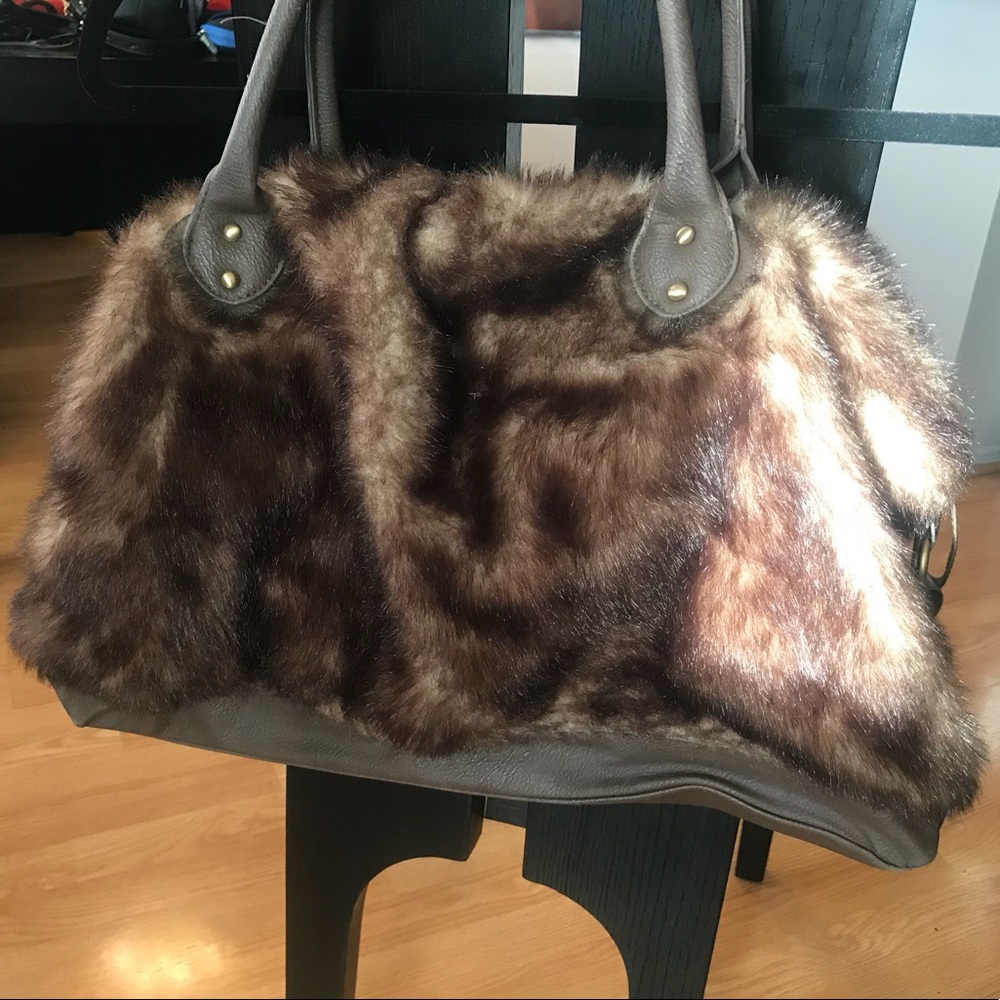 Furry purse